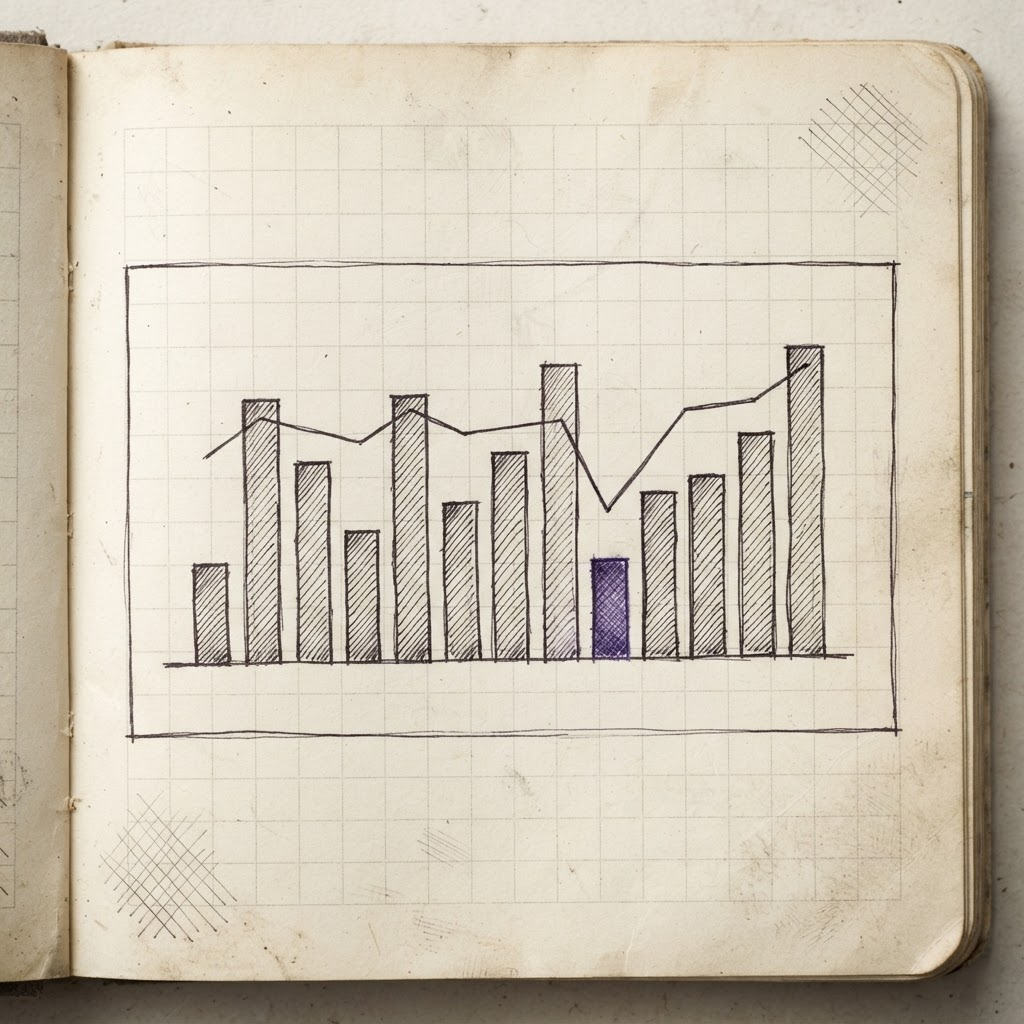 Notebook-style sketch of a throughput dashboard highlighting bottlenecks