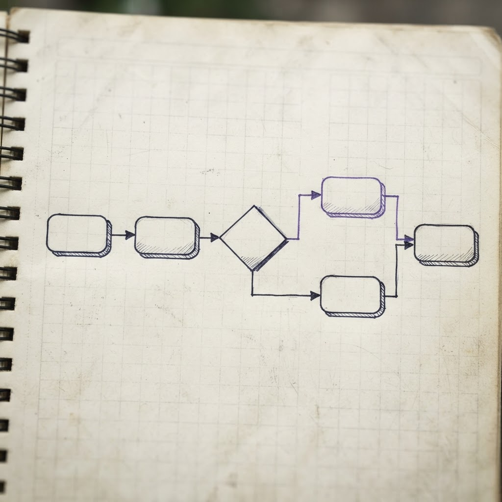 Notebook sketch of the redesigned self-service flow for plan changes